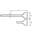 Dalta 125mm, prindere hexagonala 28x160mm, L=380mm Dalta 125mm, prindere hexagonala 28x160mm, L=380mm