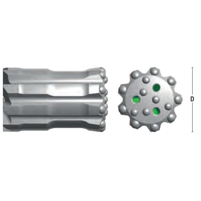 Sapa T51, D=102mm, butoni sferici retrac, flat face
