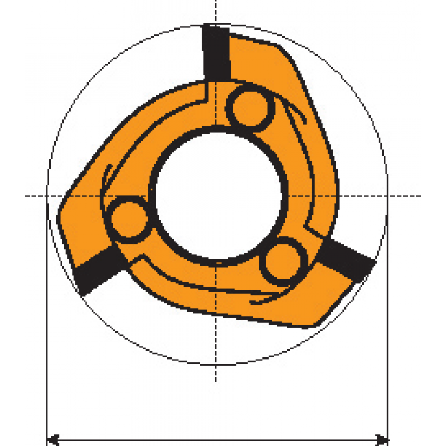 Sapa rotativa completa multistage, D=95mm